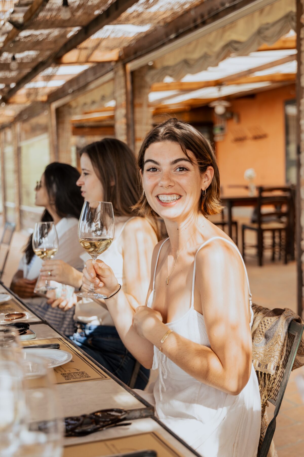 Chianti winery at lunch