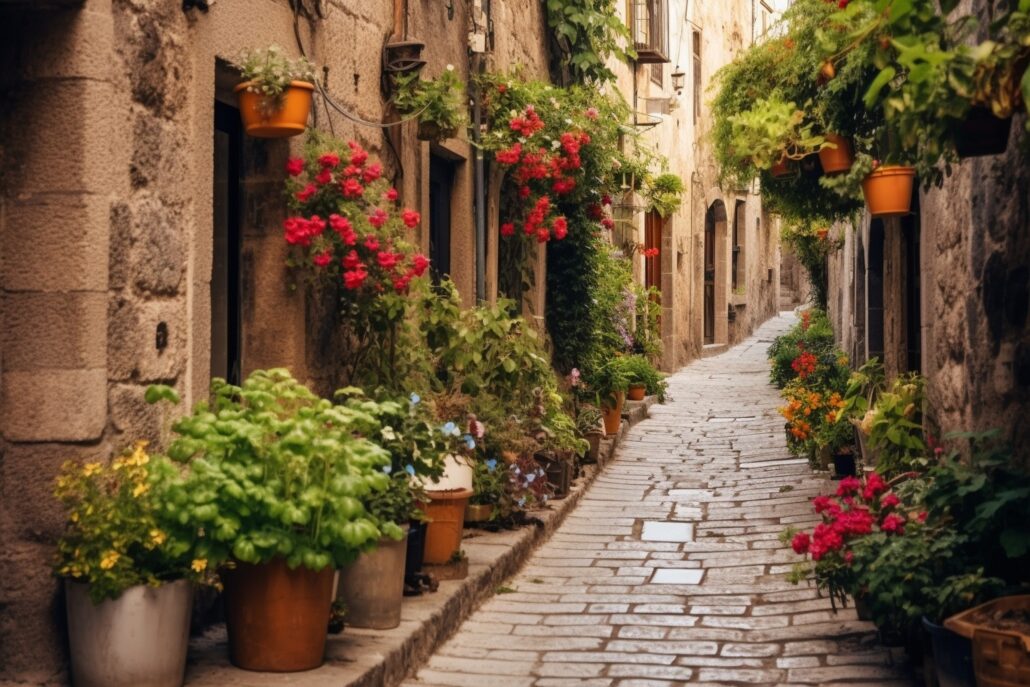 chianti's village street